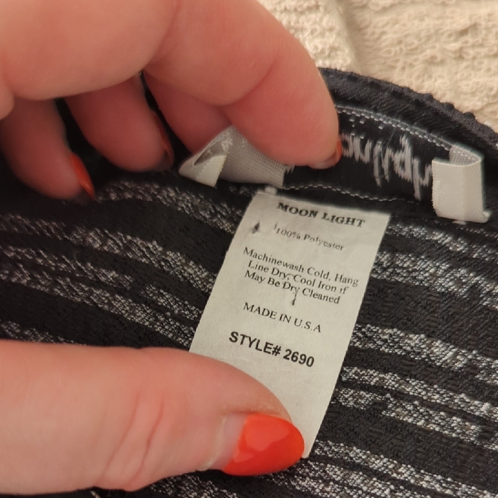 Black And Red Patterned Jacket - image 8